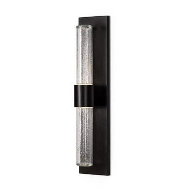 Copenhagen 16W LED Light Outdoor Wall Lantern 19.63 Inch Wide by Kuzco - EW48218-BK