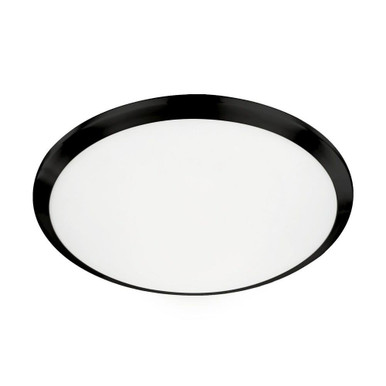 Malta 19W 5 CCT LED 15 Inch Wide Flush Mount by Kuzco - FM1515-BK-5CCT