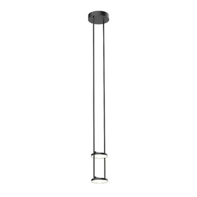 Novel 15W 2 LED Light Mini Pendant by Kuzco - PD72208-BK-UNV