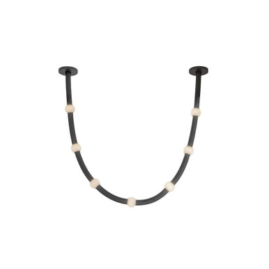 Corda 32W LED Pendant 2.38 Inch Tall and 2.38 Inch Wide by Kuzco RT - PD39307-BK/OP-UNV-RT