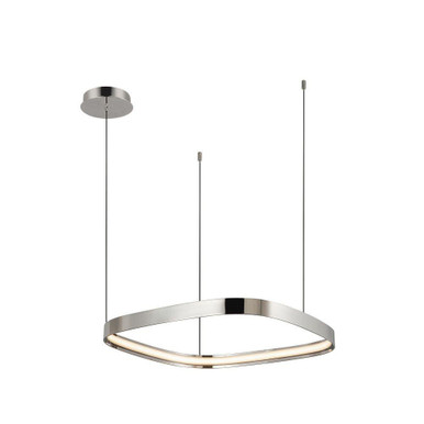 Yukon 20W LED Pendant 1.5 Inch Tall and 19.75 Inch Wide by Kuzco - PD78019-PN-UNV