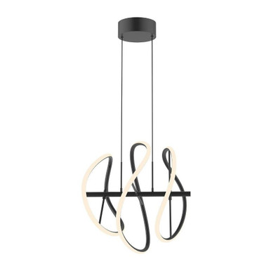 Collide LED Light Large Pendant by Kuzco PD96416-BK - PD96416-BK