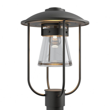 Erlenmeyer 1 Light Outdoor Post Light 17.1 x 12.1 In by Hubbardton Forge - 347295-1013