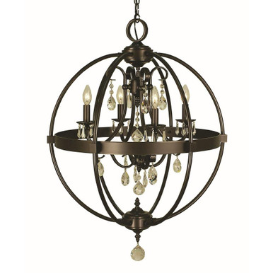 Compass 4 Light Medium Chandelier by Framburg 1064