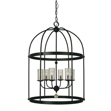 Compass 6 Light Large Foyer Chandelier by Framburg - 1106
