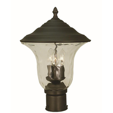 Hartford 3 Light Outdoor Post Mount 15.5 x 10.5 Inches by Framburg  - 1227