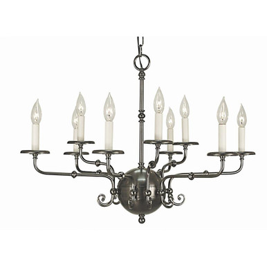Jamestown 9 Light Large Chandelier by Framburg 2379AB