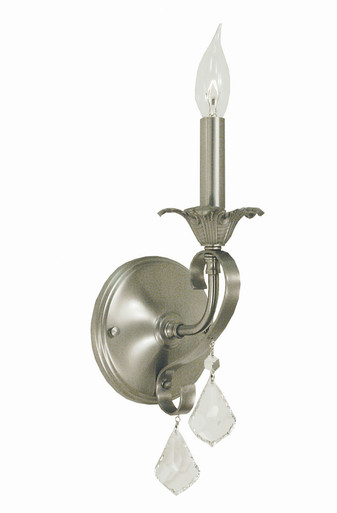 Liebestraum 1 Light Wall Sconce 15.5 Inch Tall by Framburg - 2971 BN