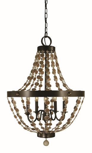 Naomi 5 Light Medium Chandelier by Framburg - 4485AB