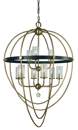 Margaux 9 Light Oversized Chandelier by Framburg - 3049AB_MBLACK