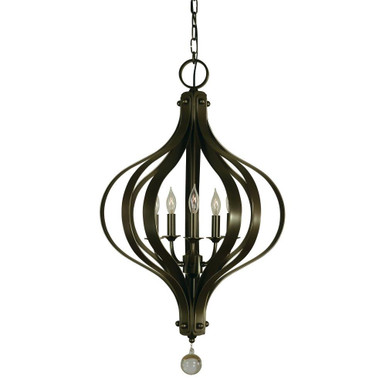 Aries 5 Light Small Chandelier by Framburg - 4585