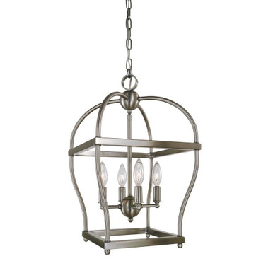 Kenmare 4 Light Mini Chandelier by Framburg - 5474BN