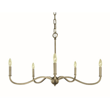 Heidelberg 5 Light Oversized Chandelier by Framburg 5643
