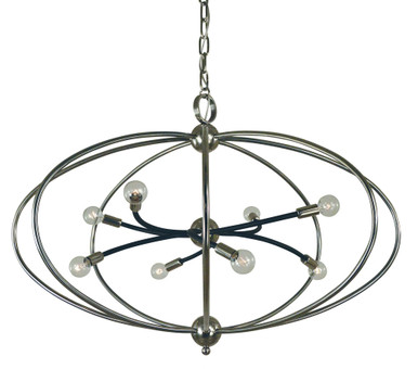 Orbit 8 Light Oversized Chandelier by Framburg - 4949