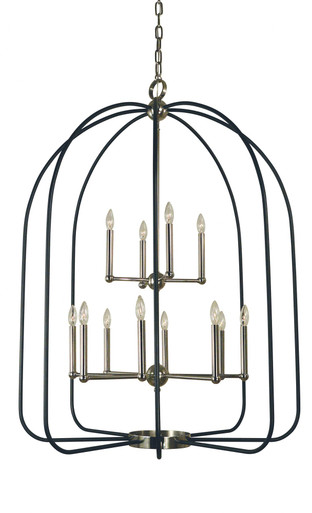 Boulevard 12 Light Oversized Chandelier by Framburg - 4932