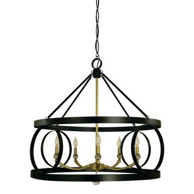 Amelia 5 Light Large Chandelier by Framburg - 5705