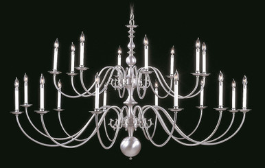 Jamestown 20 Light Oversized Foyer Chandelier by Framburg 9145 - 9145