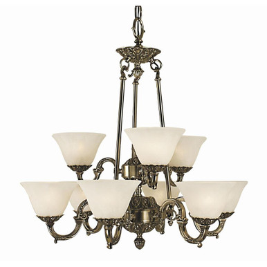 Napoleonic 9 Light Large Chandelier by Framburg - 7889