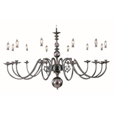 Jamestown 12 Light Oversized Foyer Chandelier by Framburg 9142