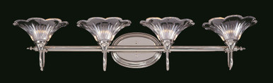 Geneva 4 Light Vanity Light 37.5 Inch Wide by Framburg - 8734 MB