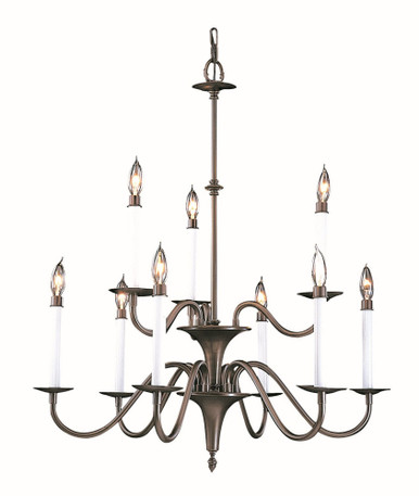 Jamestown 9 Light Large Chandelier by Framburg 9229MB - 9229MB