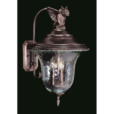 Carcassonne 3 Light Outdoor Wall Lantern 22 Inch Tall by Framburg - 8508
