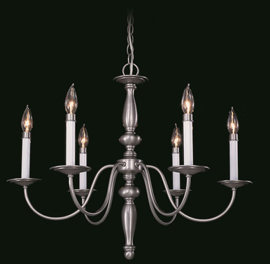 Jamestown 6 Light Large Chandelier by Framburg 7916 - 7916