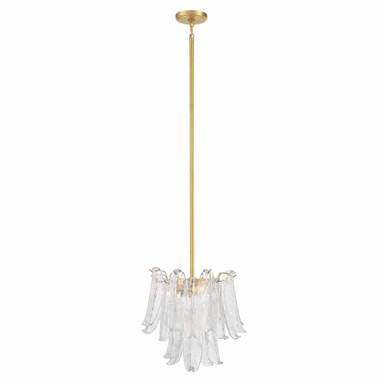 Regent 4 Light Chandelier 15 Inch and 17.75 Inch Wide by Minka Metropolitan - N1994