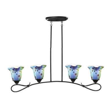 4 Light Oversized Island Chandelier by Dale Tiffany - AH