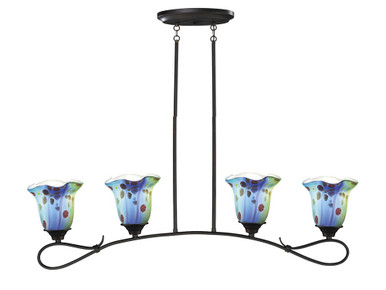 4 Light Oversized Island Chandelier by Dale Tiffany - AH