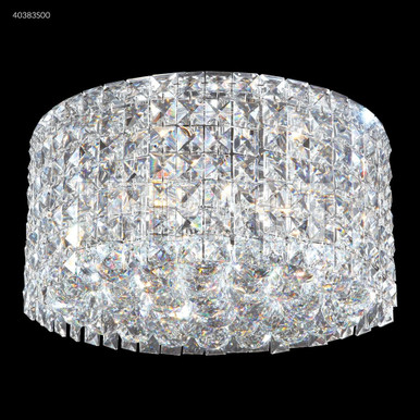 Contemporary 3 Light 13 Inch Wide Flush Mount by James Moder - 40383CPCON
