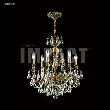Brindisi 6 Light Medium Chandelier by James Moder 40616MB - 40616MB