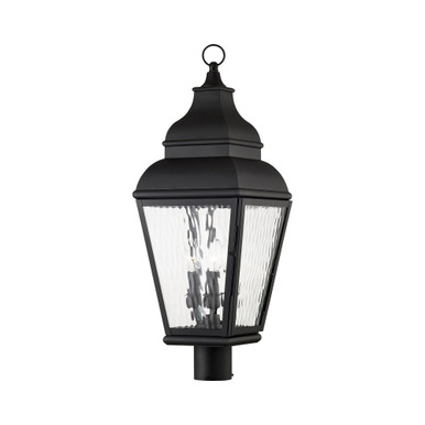 Exeter 3 Light Outdoor Post Top Lantern 10 x 29.5 Inches by Livex  - 2606