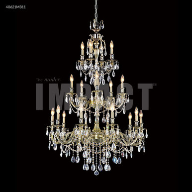 Brindisi 20 Light Oversized Chandelier by James Moder 40621MB - 40621MB