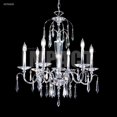Contemporary 6 Light Medium Chandelier by James Moder - 40706