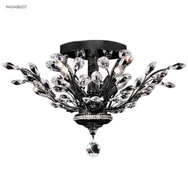 Florale 4 Light 21 Inch Tall Flush Mount by James Moder - 94454SB