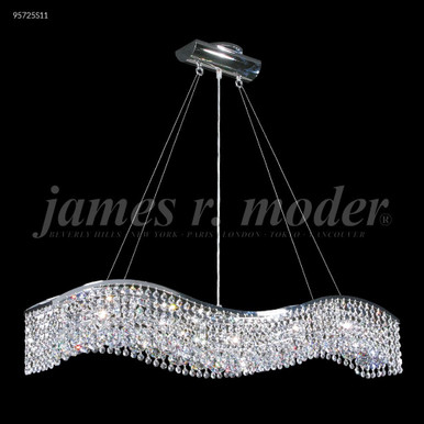 Fashionable Broadway 5 Light Oversized Chandelier by James Moder 95725S - 95725S