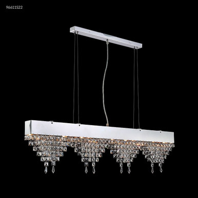 Fashionable Broadway 6 Light Oversized Crystal Chandelier by JM 96611-BROAD - 96611-BROAD
