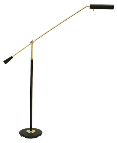 Grand 1 Light Piano Lamp 54 x 10 Inches by House of Troy - FL10-MB