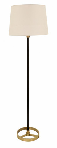 Morgan 1 Light Floor Lamp 62 x 16 Inches by House of Troy - M600-BLKAB