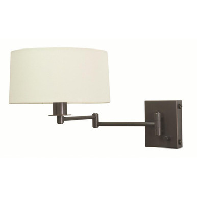 Decorative 1 Light Swing Arm Wall Sconce 12.5 Inch Tall by House of Troy - WS776