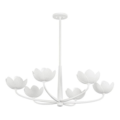 Arcata 6 Light Chandelier 15 Inch Tall and 39.5 Inch Wide by Troy - F2040