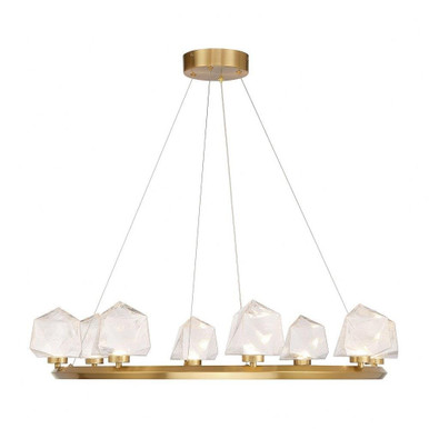Castello 32W 8 LED Chandelier 6 Inch Tall X 33.63 Inch Wide By Savoy House - 1-1238-8