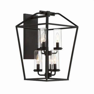 Bastille 6 Light Outdoor Wall Lantern by Eurofase - 44307-011