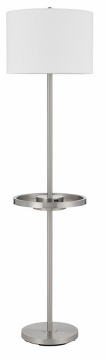 Crofton 1 Light Floor Lamp with Metal Tray 62 x 16 Inches by Cal - BO-2983FL