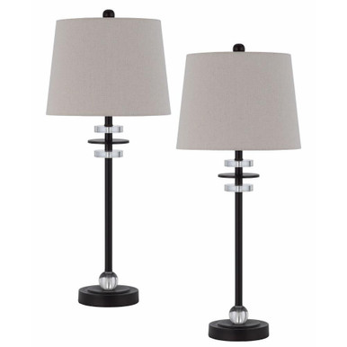 Sitka 1 Light Buffet Lamp (Set of 2) 28.5 x 12 Inches by Cal  - BO-309BF-2