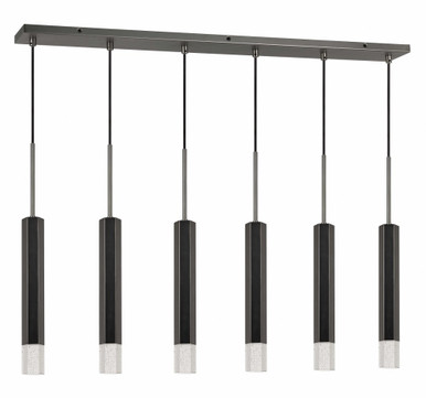 42W 6 LED Light Oversized Pendant by Cal - FX-3723-6P