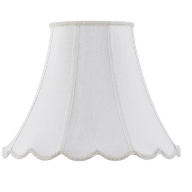 Scallop Bell Vertical Piped Shade 14 Inch Tall and 18 Inch Wide by Cal - SH-8105/18