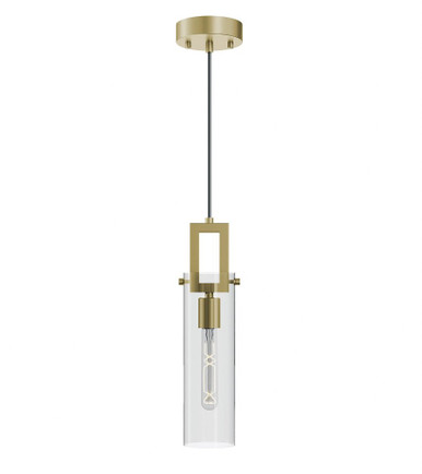 Houston 1 Light Pendant 15.25 Inch Tall and 3.5 Inch Wide by Afx - HOUP04MB