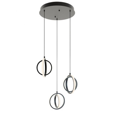 Lock 3 Light Large Pendant by AFX - LCKP09L30D1RND3